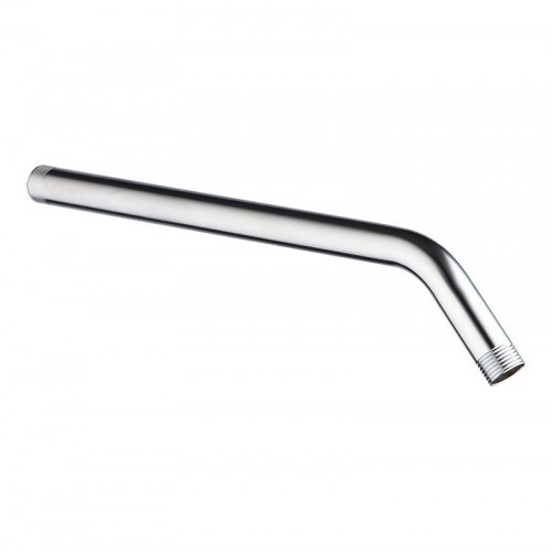 Plumbing Shower Arm Brass 1/2 x 12 Inch Chrome Plated 
